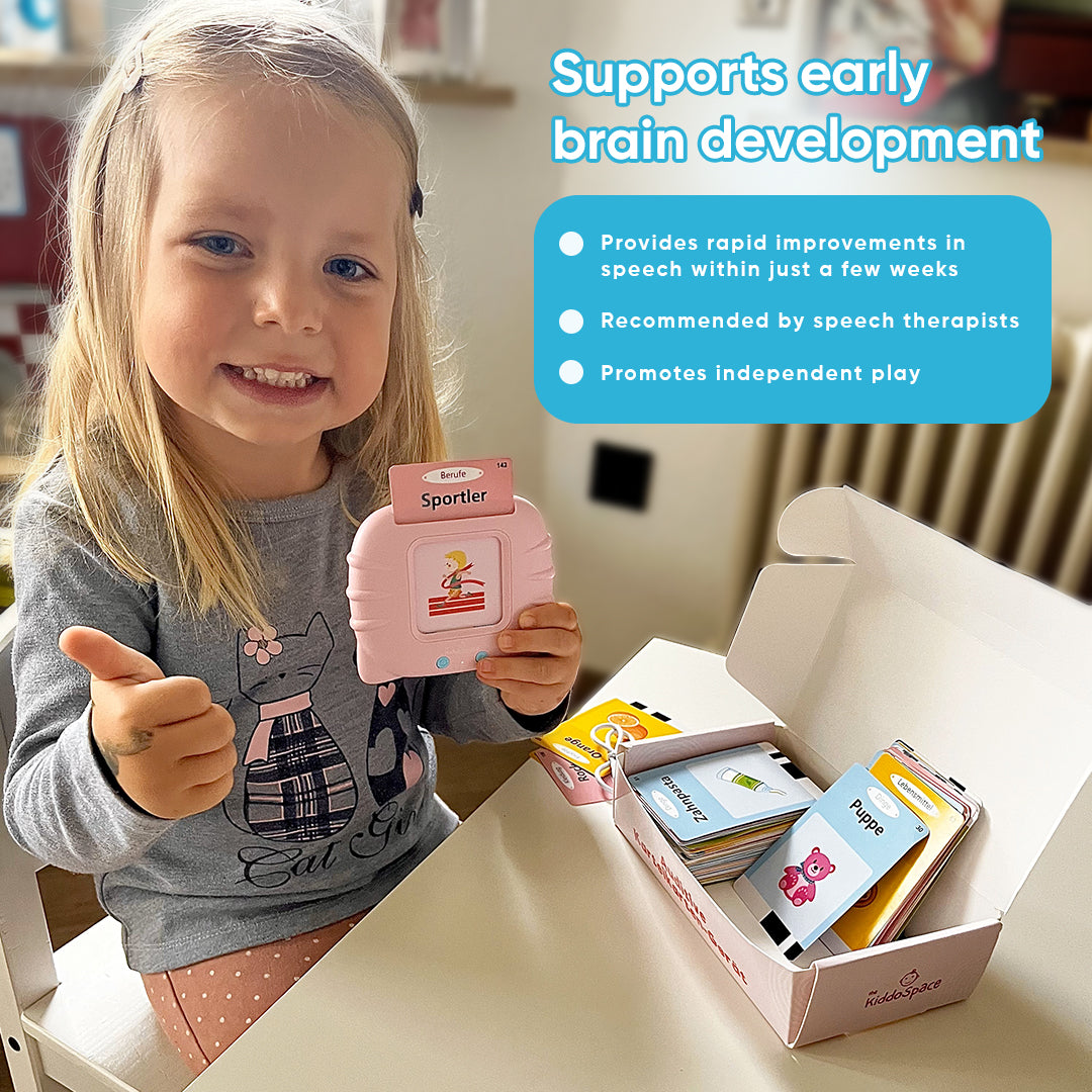 Kiddospace Talking Flashcards (Includes 144 Cards)