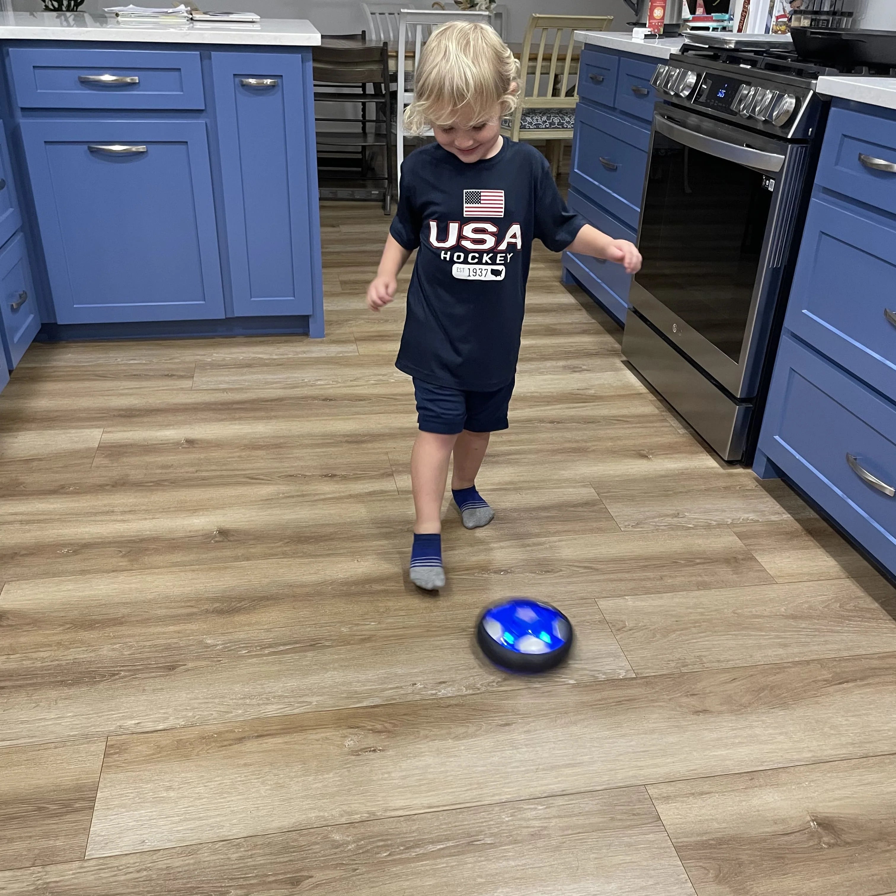 KiddoSpace™ - LED Hover Soccer Ball for Kids