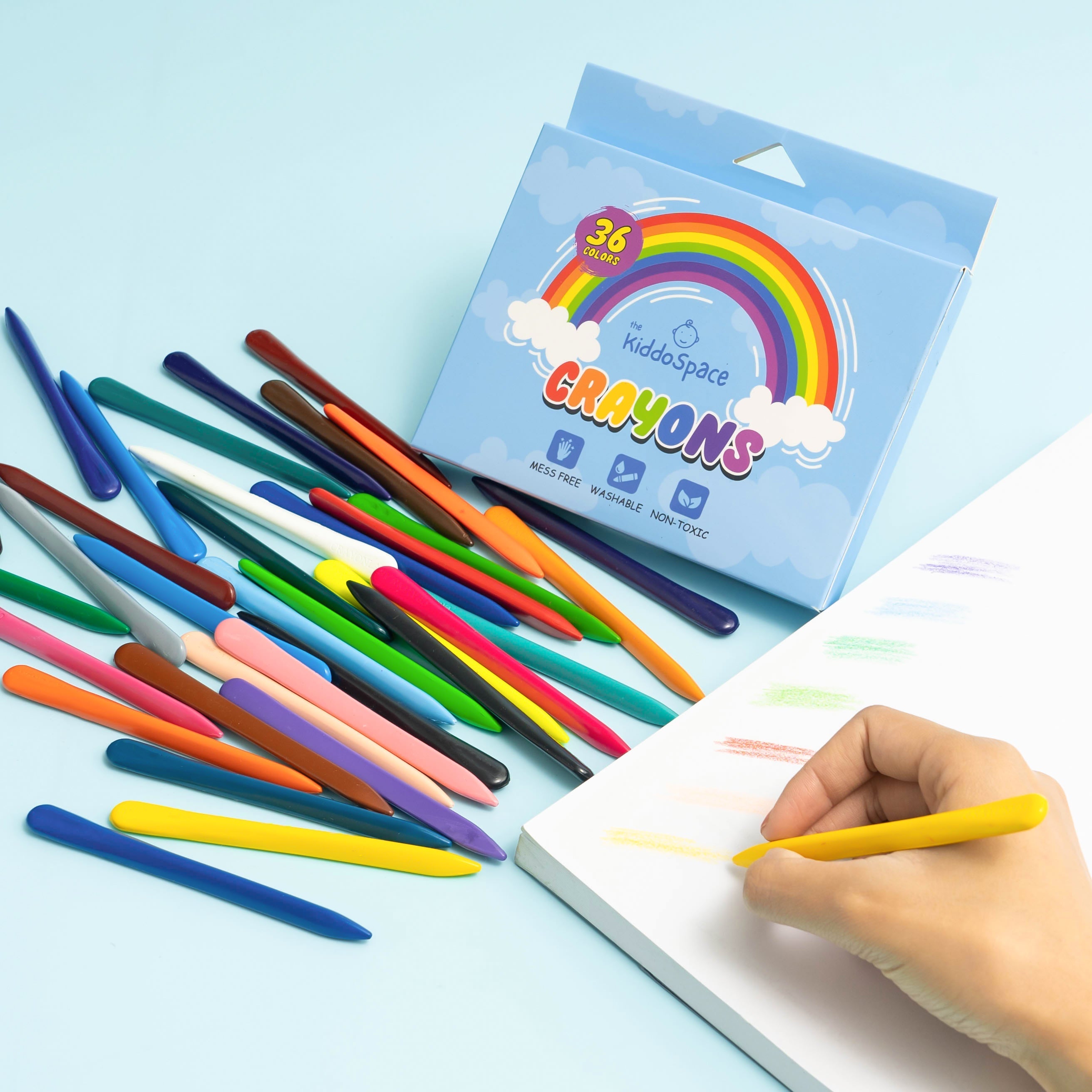 KiddoSpace’s Washable Crayons